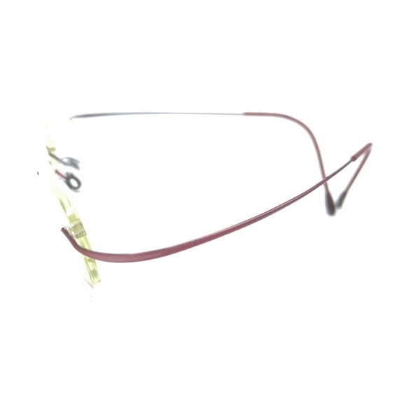 Silhouette Titanium Burgundy Dark Red Rimless Eyeglasses Frames 19 140 Austria - Picture 7 of 13